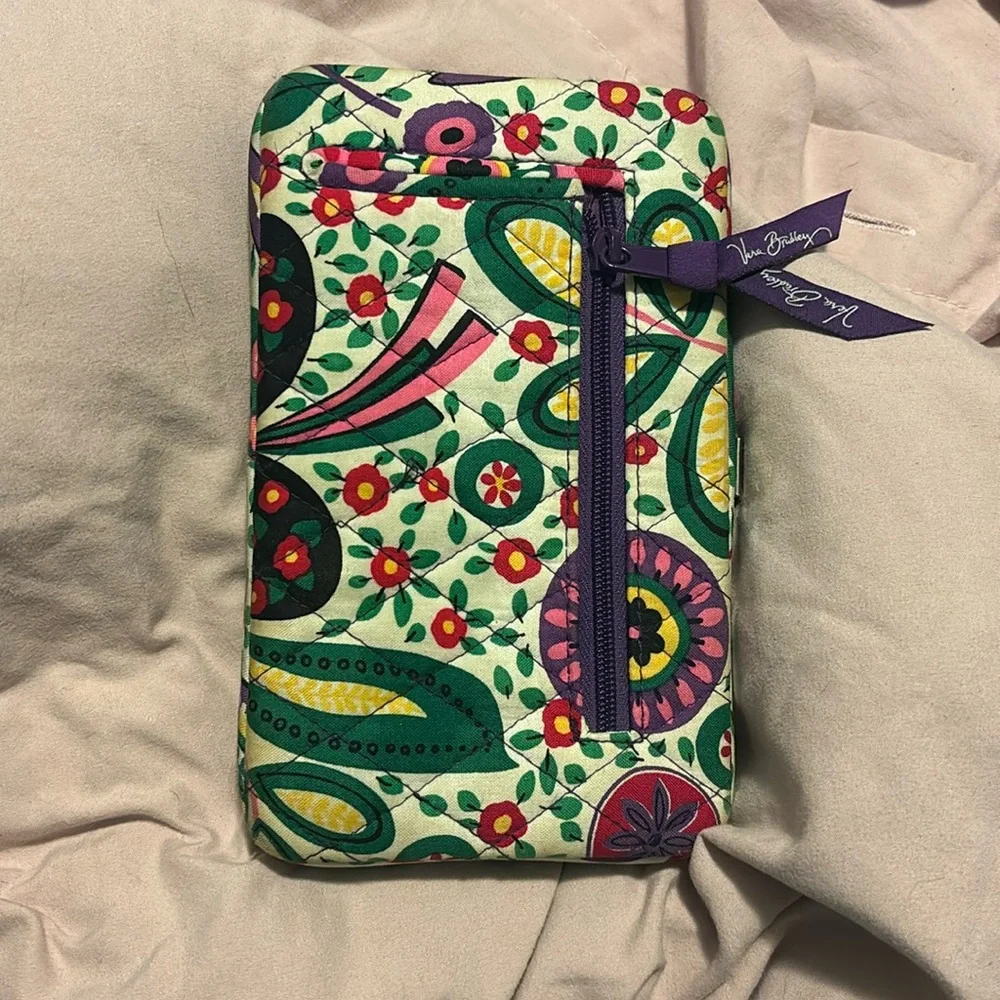 Vera Bradley Viva La Vera hard clasp wallet - Picture 2 of 7